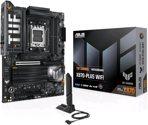 ASUS TUF GAMING X870-PLUS WI-FI 7 AMD X870 AM5 ATX - 4x DDR5 - 4 x M.2 - 2x SATA III LAN 2.5GBe